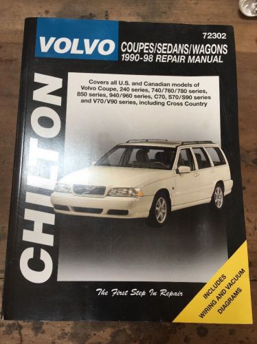 Chilton volvo 72302 book