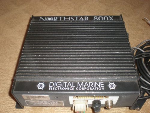 Northstar 800x digital marine electronics receiver - black box with some cords