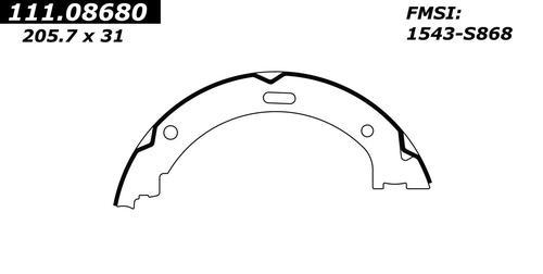 Centric 111.08680 parking brake shoe