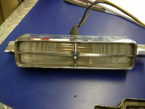 1966 cadillac chrome front grill lights, turn signal assy. oem