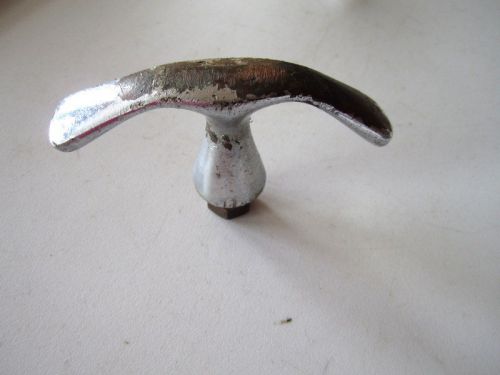 Vintage quarter window crank wind wing windshield door handle lever