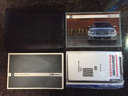 2009 subaru legacy owners manual guide book &amp; case sealed