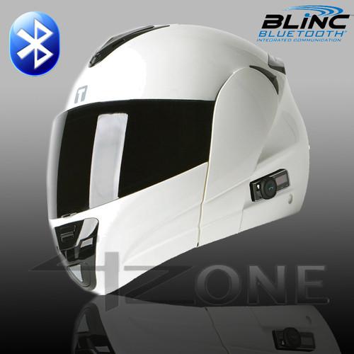 Torc t22 full face bluetooth helmet modualr helmet dual visor white s m l xl 