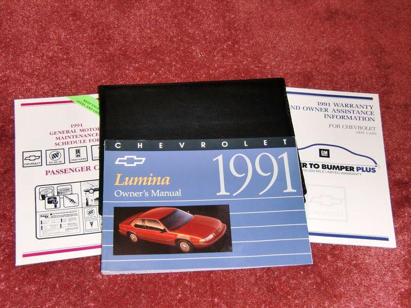 ★★ 1991 chevy lumina owners manual portfolio 91!! ★★