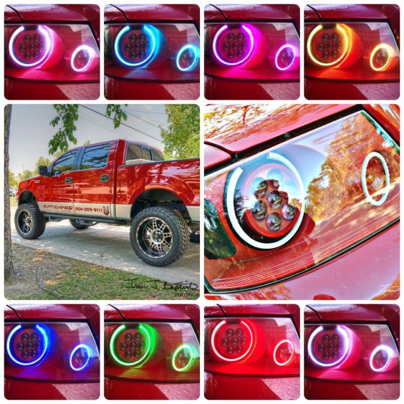 Ford f150 v.3 fusion colorshift halo headlight kit (2004-2008)