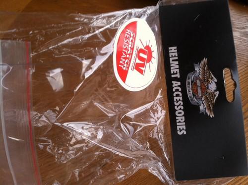 Genuine harley davidson helmet universal face shield new in bag clear