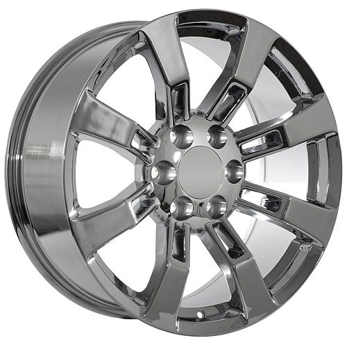 24" inch gmc truck suv yukon denali xl sierra chrome wheels rims