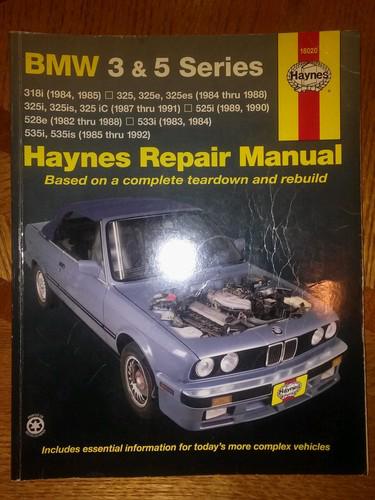 Haynes 18020 repair / service manual