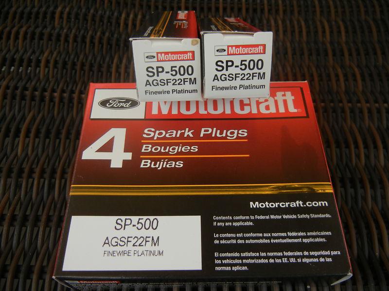 Motorcraft sp 500 sparkplugs set of 6 new