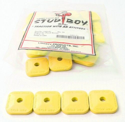 Stud boy super lite plus single backers yellow 24-pack