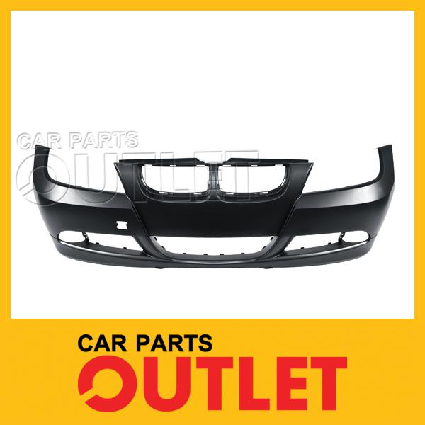 2006-2008 328/335xi front bumper cover primed black e90 325/330 4/5dr wo m sport