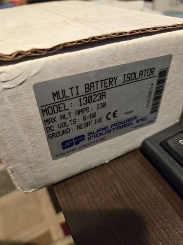 Multi battery isolator