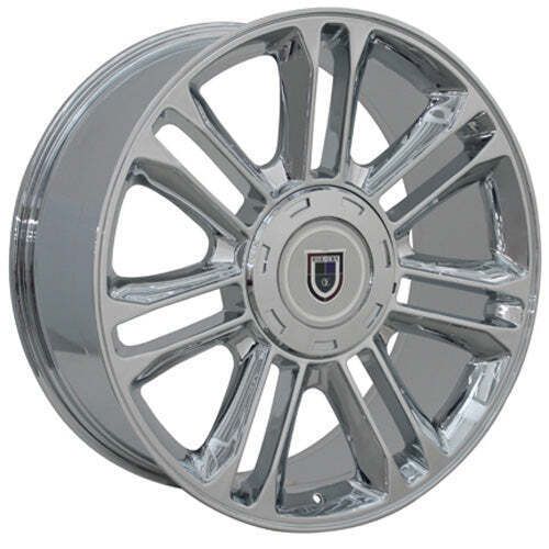 Oe wheels ca83-22090-6550-31c 22&#034; ca83 fits cadillac escalade 22x9 chrome wheel