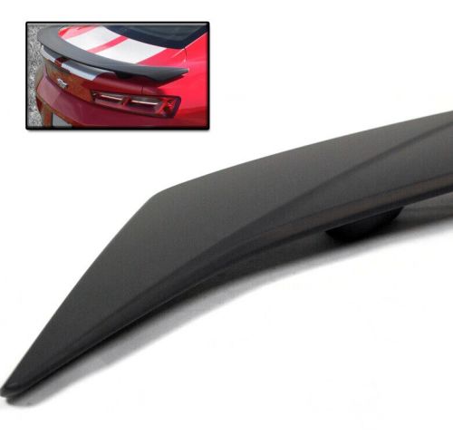 For 16-18 chevy camaro coupe rs ss zl1 rear trunk abs spoiler wing matte black