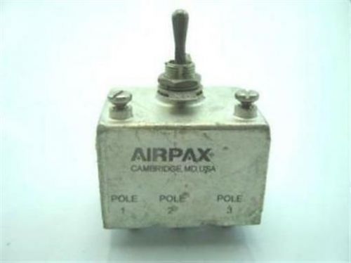 Airpax toggle switch ap112-0539-1rc-51-123 50vdc 12a 3pole toggle switch