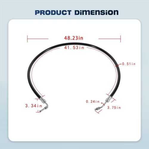 For marine mercruiser power trim hose 32-861128 32-95859 for mercury 18-2436 48&#034;