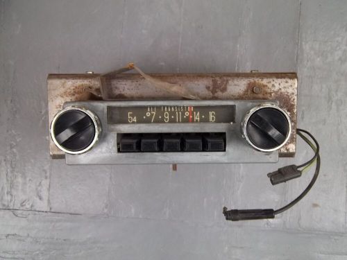 1960-1962 amc rambler classic ambassador am radio