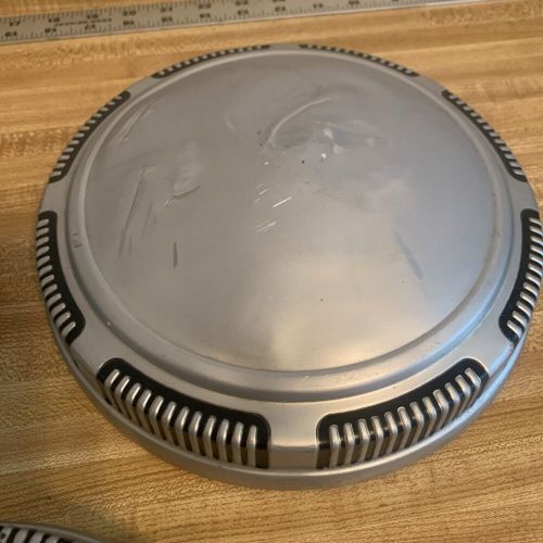 68-74 mopar dog dish hub caps 9&#034; set of 3 dodge plymouth chrysler 1968-1974 oem