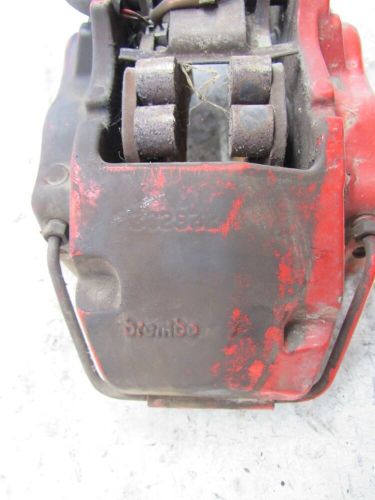 Brake caliper cayenne 2003 2010 left driver side front wheel oem red 18zl brembo