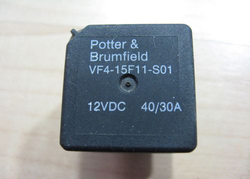 Potter &amp; brumfield vf4-15f11-s01 automotive relay spdt 5-prong 12v 40/30a #r22fb