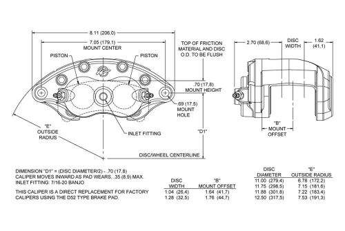 1959-1964 full size chevy disc brake kit bk wilwood calipers 1&#034;  master, booster