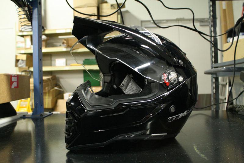 Agv ax-8 ds evo helmet: black / xs, extra small