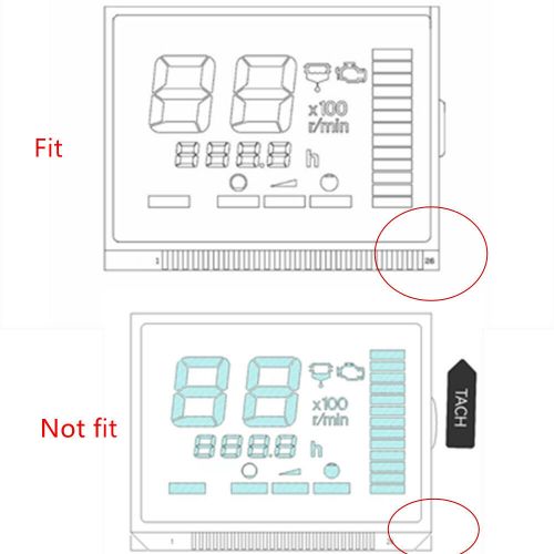 For yamaha digital multifunction tach meter tachometer high quality lcd display