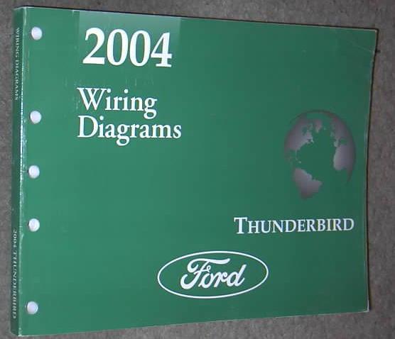 2004 ford thunderbird factory wiring diagrams manual