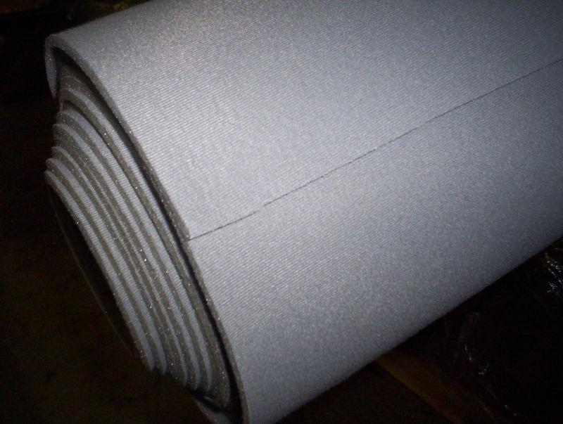 60 inch  auto headliner upholstery fabric foam back 60" wide  med gray  