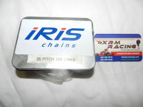 Iris chains 35 pitch 106 link chain 4 stroke kart new in opened tin