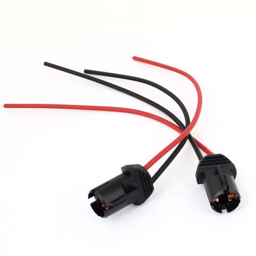 2pcs 12v t10 w5w 194 168 led bulb socket marker light holder connector harness