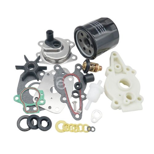 Maintenance thermostat &amp; gasket kit mercury 4 stroke 8 9.9 13.5 15 hp 825212a1