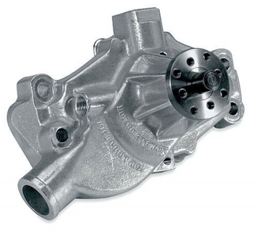 Stewart aluminum short water pump stage 3 sbc dirt modified