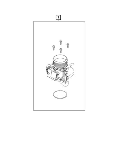 Genuine mopar throttle body 68428448ab