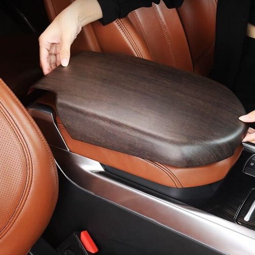 Control armrest storage box cover for 14-2016 2017 range rover sport wood grain