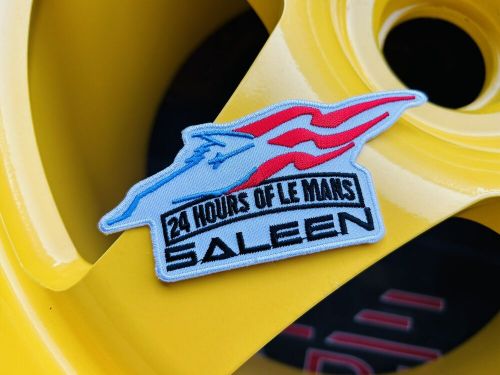 Rare saleen 24 hours at lemans embroidered patch s351 sr mustang ford gt shelby