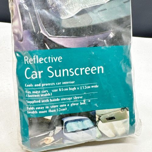 Woolworths workshop reflective car sunscreen 61 x 132 cm :q1