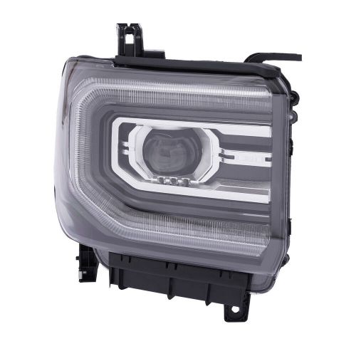 Rh passenger side full led headlight for 2016-2018 gmc sierra 1500 headlamp