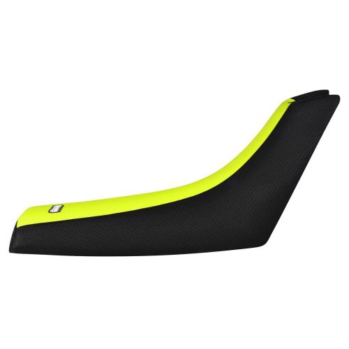 1988 - 2006 yamaha warrior gripper seat cover   blk/neon yellow  standard #111