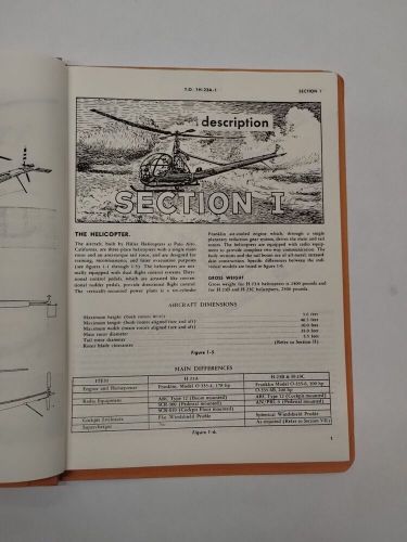 Hiller army models h-23a/b/c helicopters flight handbook -copy