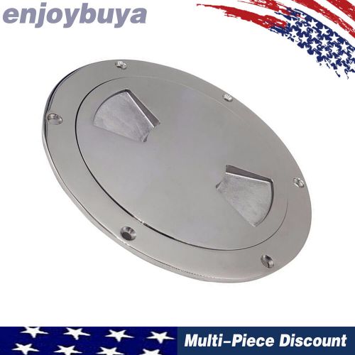 6 inch boat marine deck plate inspection access hatch cover 316 stainless steel