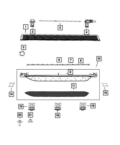 Genuine mopar anti-chip film right 68624888aa