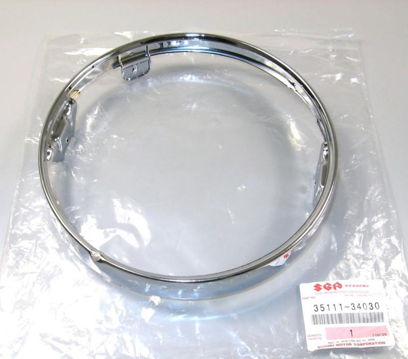 New head light lamp trim ring 76 re5, 73-77 gt550 gt750 oem suzuki part #g68