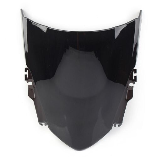 Front windshield windscreen windproof bright for honda cbr500r 2013-2015 black