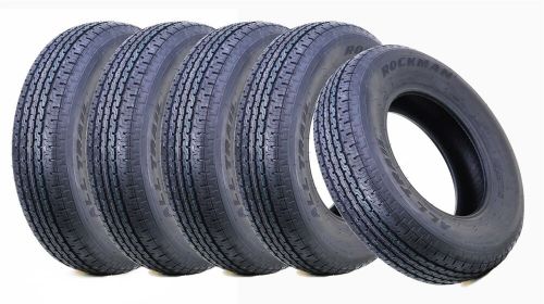 5 rockman trailer tires st205/75r15 8-ply load range d 107m steel belted radial