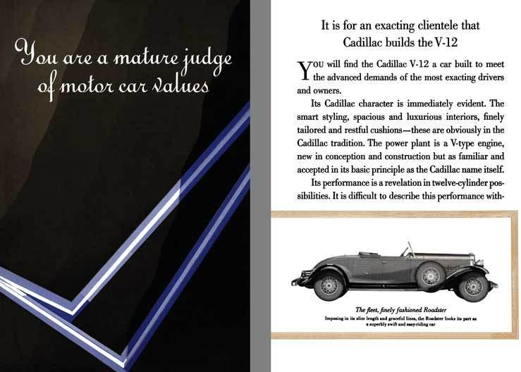 Cadillac 1931 - you are a mature judge of motor car values