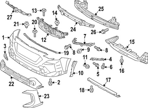 Genuine subaru intake cover 57731an69a