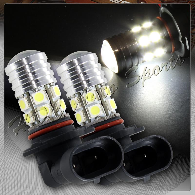 2x mitsubishi nissan 9006 hb4 white 13 led q5 projector low beam fog light bulb