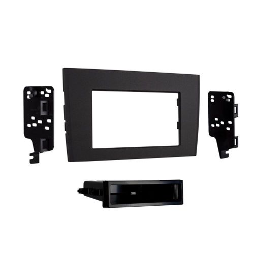 Metra 99-9228b - double din black stereo dash kit with optional storage pocket