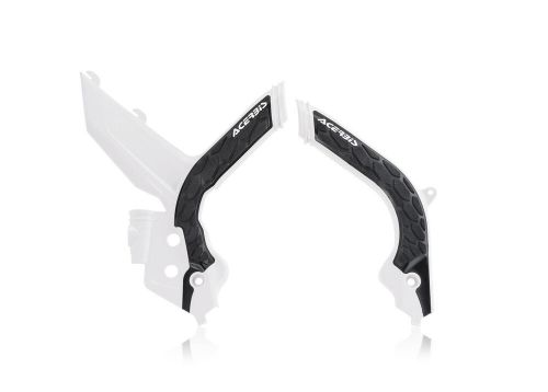 Acerbis frame guards ktm sx sxf 125 150 250 350 450 2019-2021 white protector